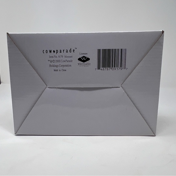 NWT Cow Parade Moozart Cow Figurine #9179 Retired - Picture 10 of 10